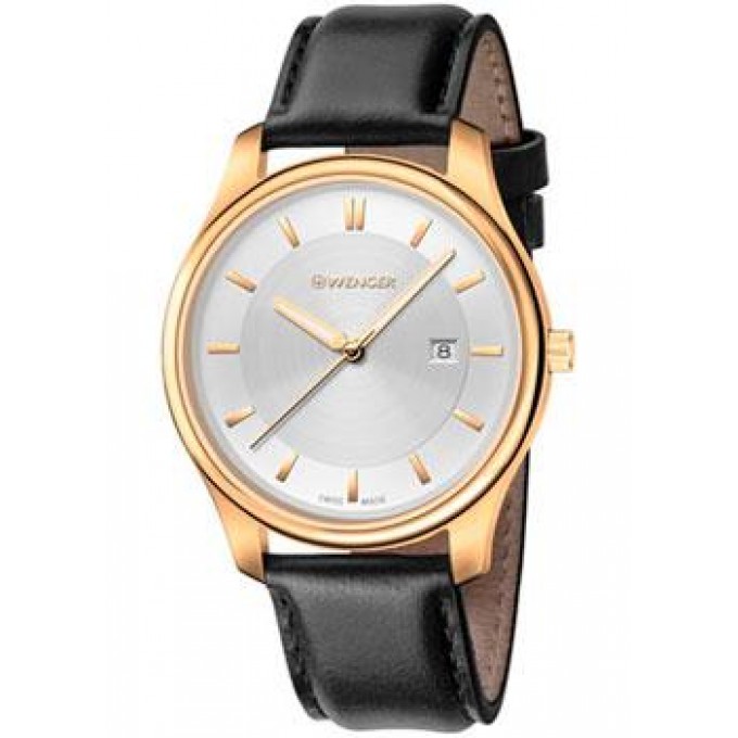 Швейцарские наручные мужские часы WENGER 01.1441.106. Коллекция City Classic W190668