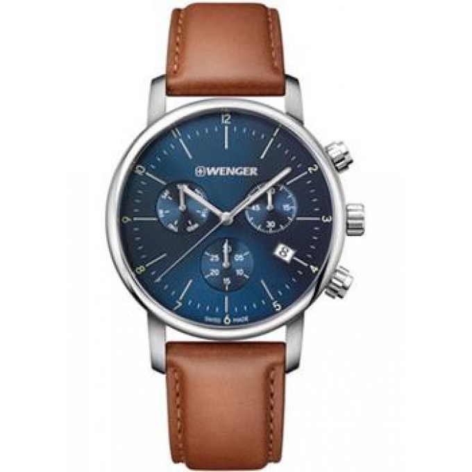 Швейцарские наручные мужские часы WENGER 01.1743.104. Коллекция Urban Classic W190711