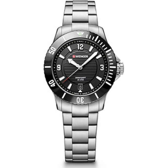 Швейцарские наручные женские часы WENGER 01.0621.109. Коллекция Seaforce W223582