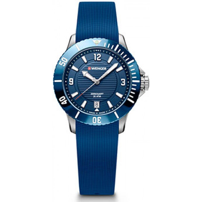 Швейцарские наручные женские часы WENGER 01.0621.112. Коллекция Seaforce W223585