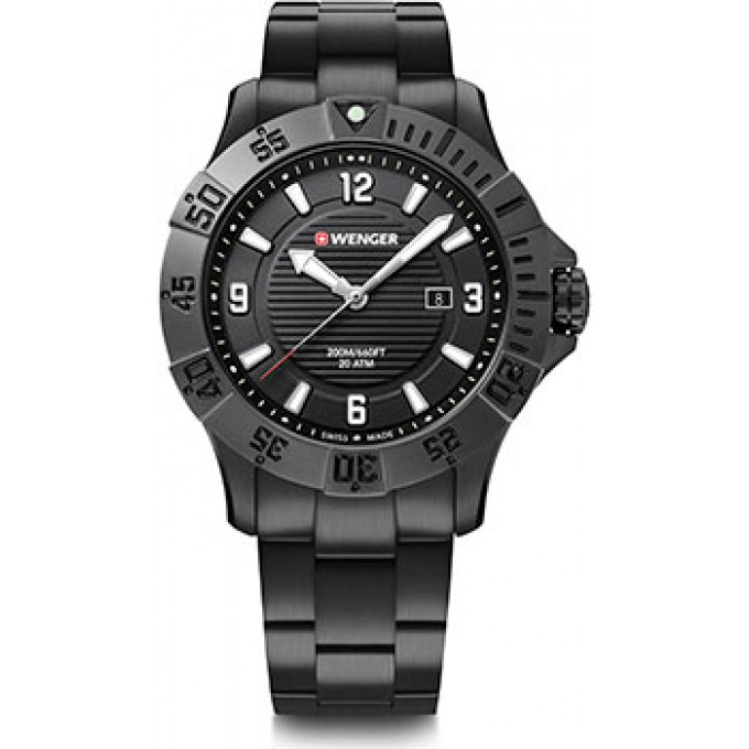 Швейцарские наручные мужские часы WENGER 01.0641.135. Коллекция Seaforce W223590
