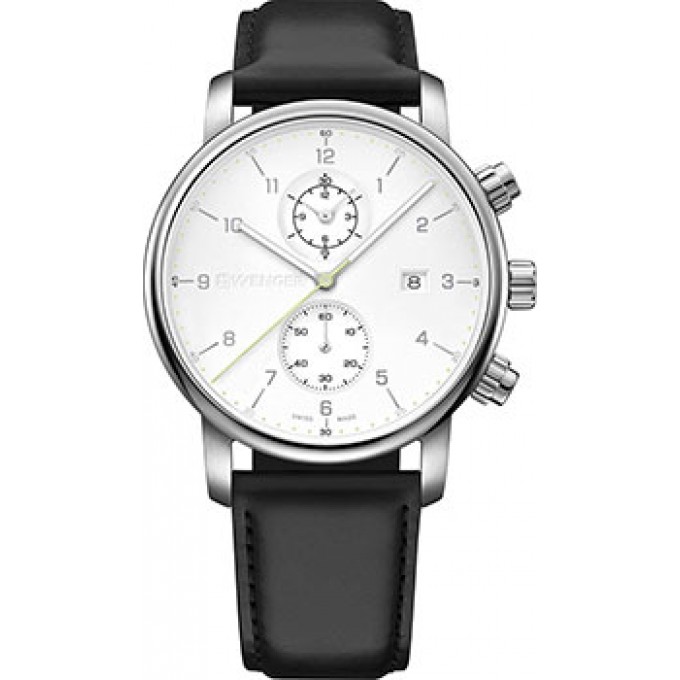 Швейцарские наручные мужские часы WENGER 01.1743.123. Коллекция Urban Classic Chrono W233020